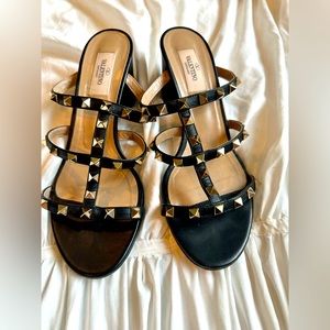 Valentino Rockstud Block Heels